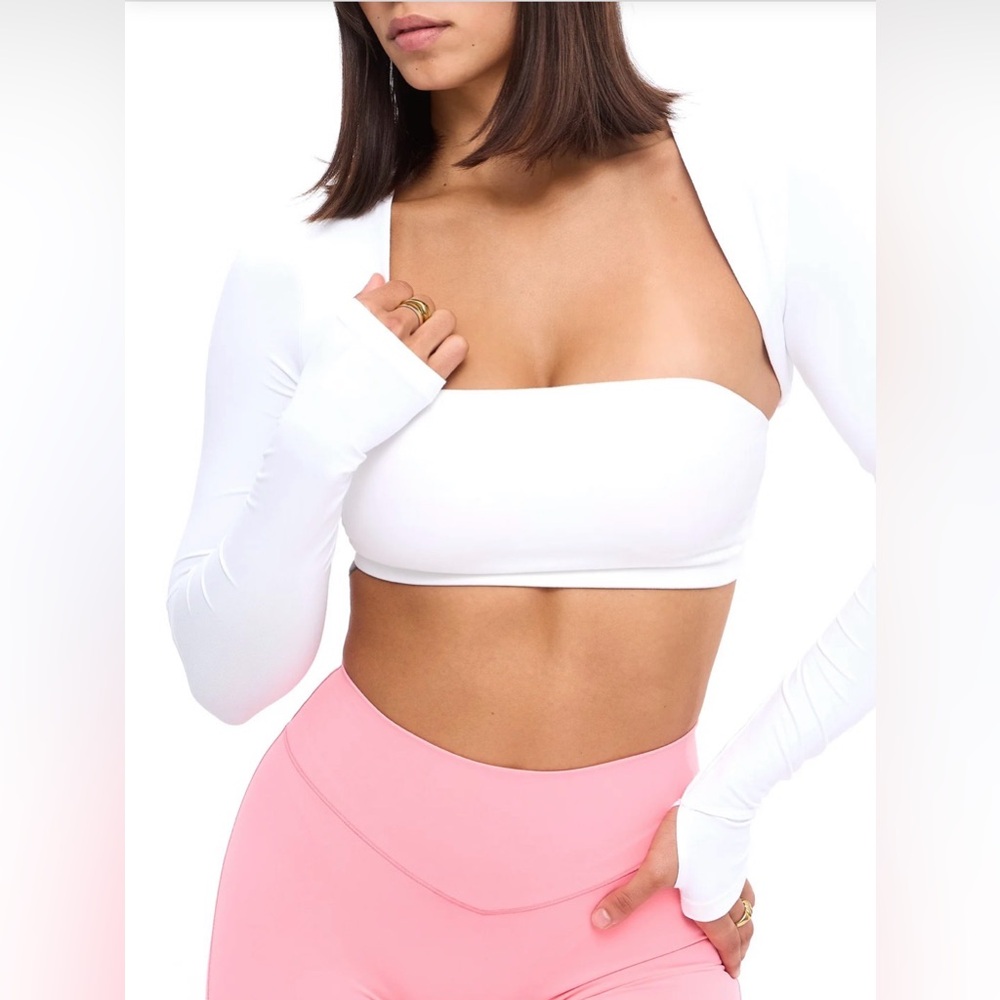 BUFF BUNNY BLACK AIRKNIT BOLERO SHRUG